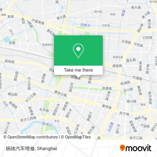 杨驰汽车维修 map