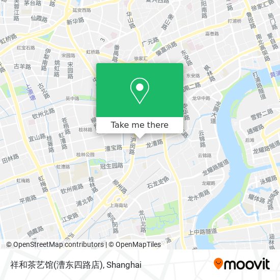 祥和茶艺馆(漕东四路店) map