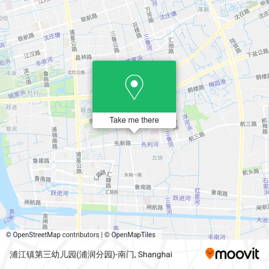 浦江镇第三幼儿园(浦润分园)-南门 map