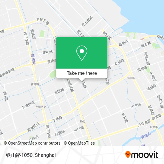 铁山路1050 map