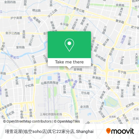 瑾萱花屋(临空soho店)其它22家分店 map