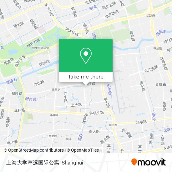 上海大学草远国际公寓 map