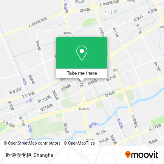 欧诗漫专柜 map