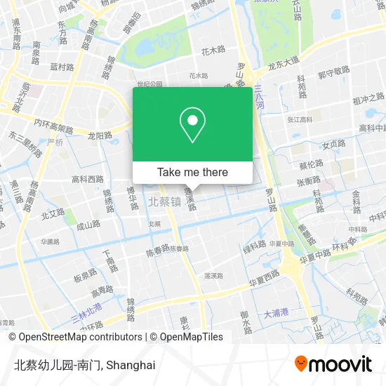 北蔡幼儿园-南门 map