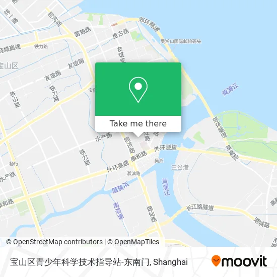 宝山区青少年科学技术指导站-东南门 map
