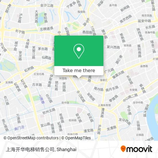 上海开华电梯销售公司 map