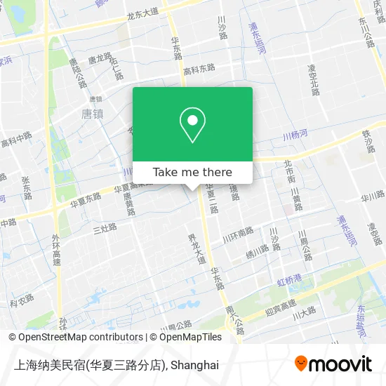 上海纳美民宿(华夏三路分店) map