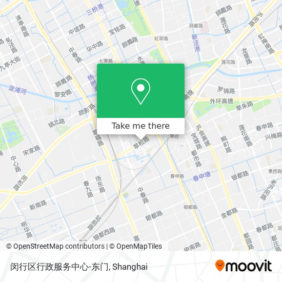 闵行区行政服务中心-东门 map