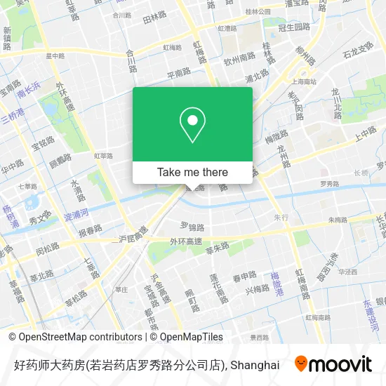 好药师大药房(若岩药店罗秀路分公司店) map