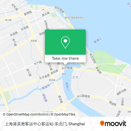 上海港吴淞客运中心客运站-东北门 map