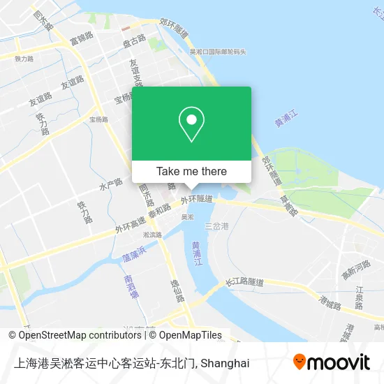 上海港吴淞客运中心客运站-东北门 map