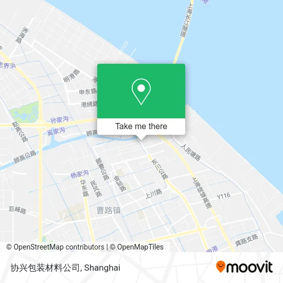 协兴包装材料公司 map