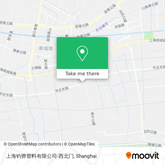 上海钧骅塑料有限公司-西北门 map