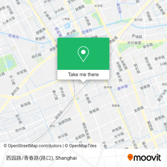 西园路/青春路(路口) map