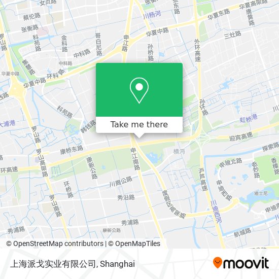 上海派戈实业有限公司 map