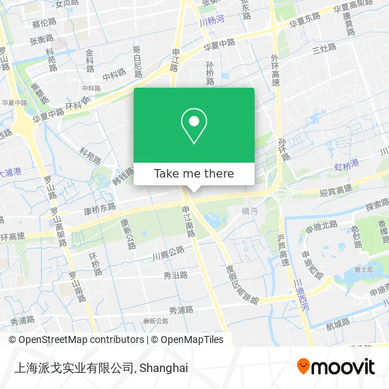 上海派戈实业有限公司 map
