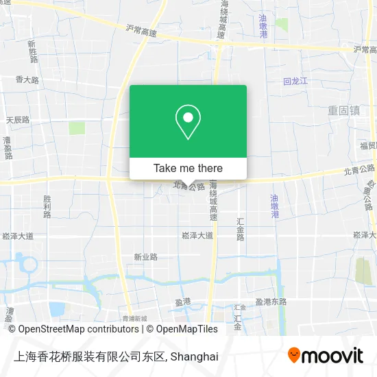 上海香花桥服装有限公司东区 map