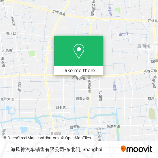 上海风神汽车销售有限公司-东北门 map