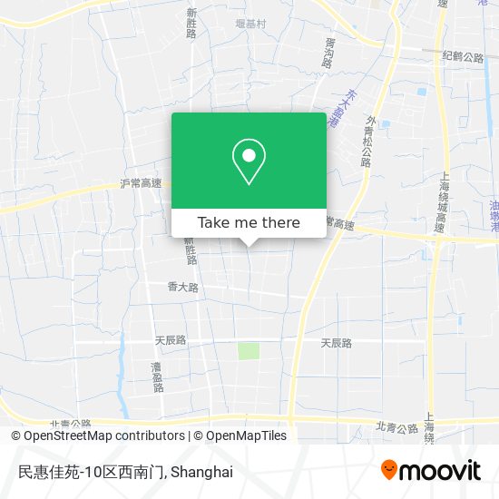 民惠佳苑-10区西南门 map
