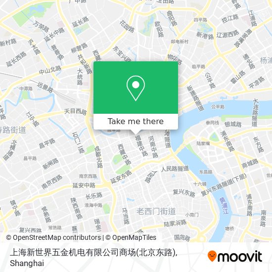 上海新世界五金机电有限公司商场(北京东路) map
