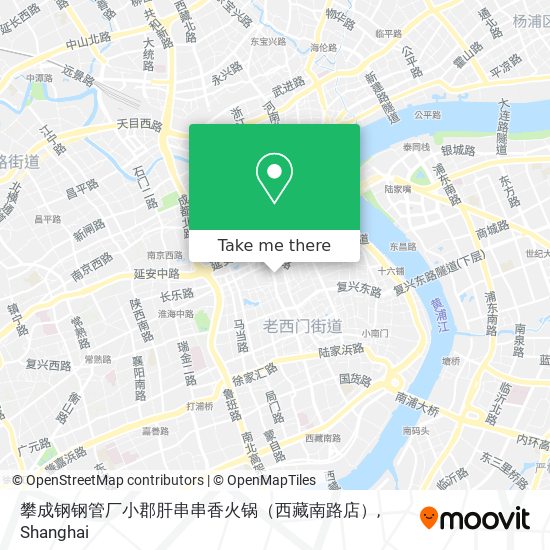 攀成钢钢管厂小郡肝串串香火锅（西藏南路店） map