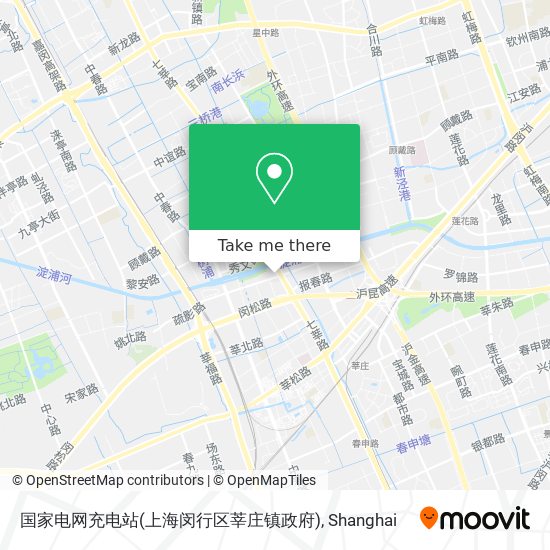国家电网充电站(上海闵行区莘庄镇政府) map