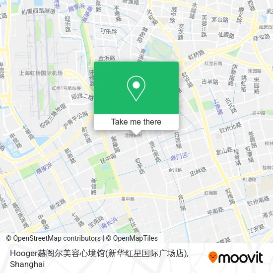 Hooger赫阁尔美容心境馆(新华红星国际广场店) map