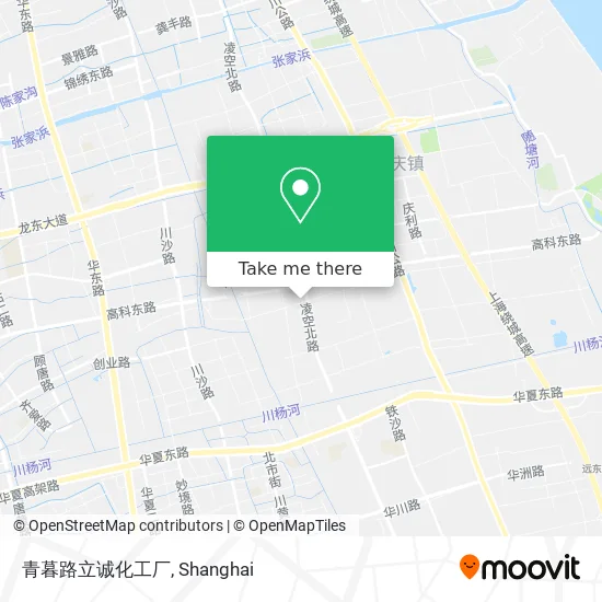 青暮路立诚化工厂 map