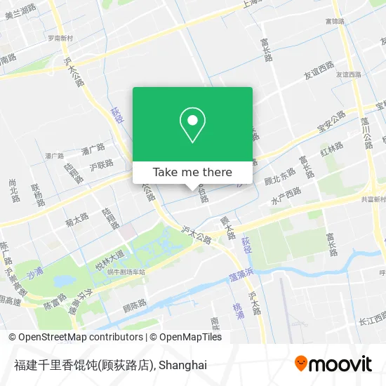 福建千里香馄饨(顾荻路店) map