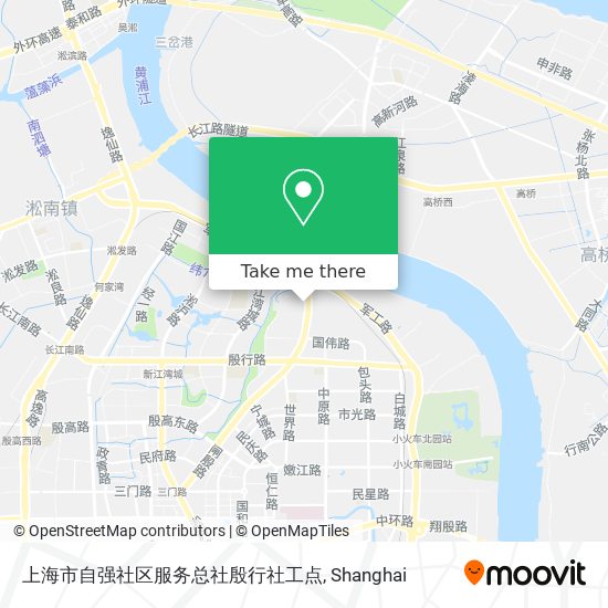 上海市自强社区服务总社殷行社工点 map