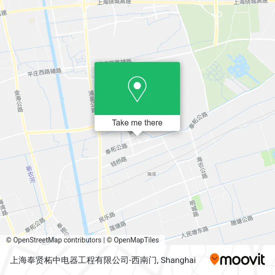 上海奉贤柘中电器工程有限公司-西南门 map
