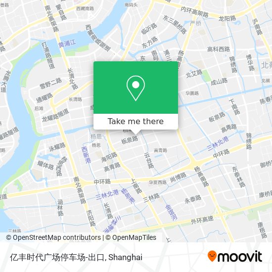 亿丰时代广场停车场-出口 map