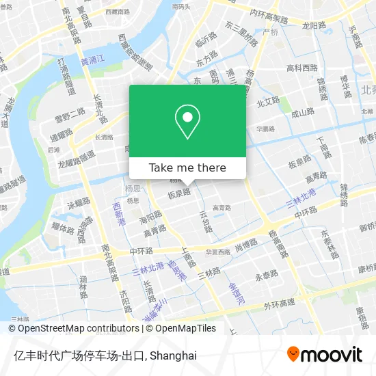 亿丰时代广场停车场-出口 map