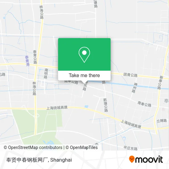 奉贤申春钢板网厂 map