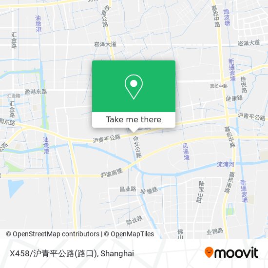 X458/沪青平公路(路口) map