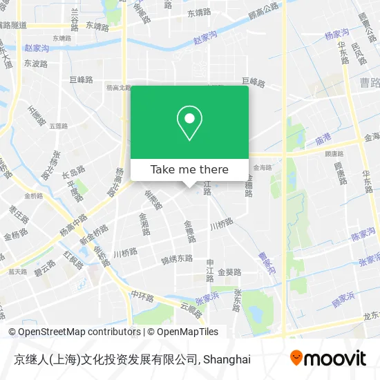 京继人(上海)文化投资发展有限公司 map