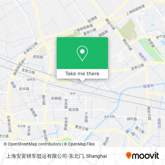 上海安富轿车驳运有限公司-东北门 map