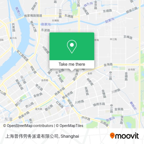 上海普伟劳务派遣有限公司 map