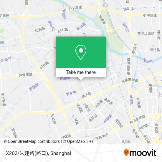 X202/朱建路(路口) map