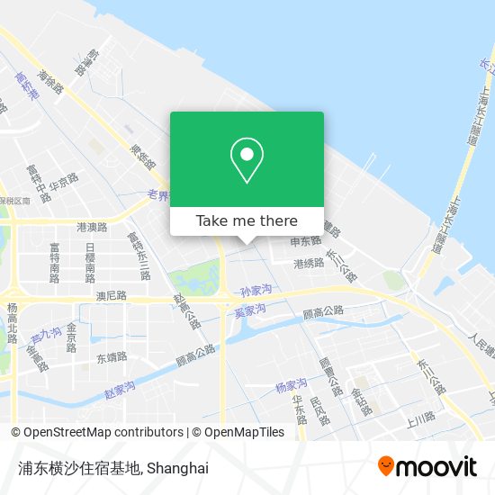 浦东横沙住宿基地 map