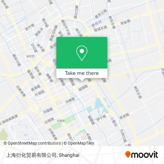 上海衍化贸易有限公司 map