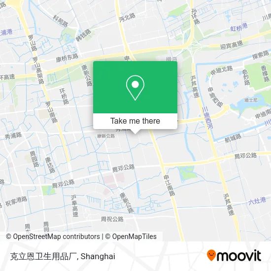 克立恩卫生用品厂 map