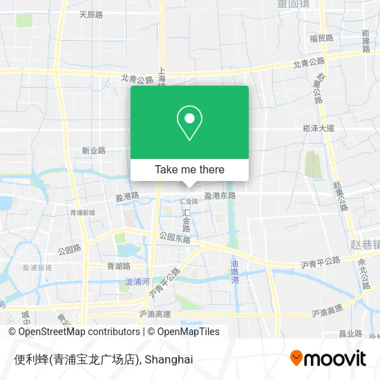 便利蜂(青浦宝龙广场店) map