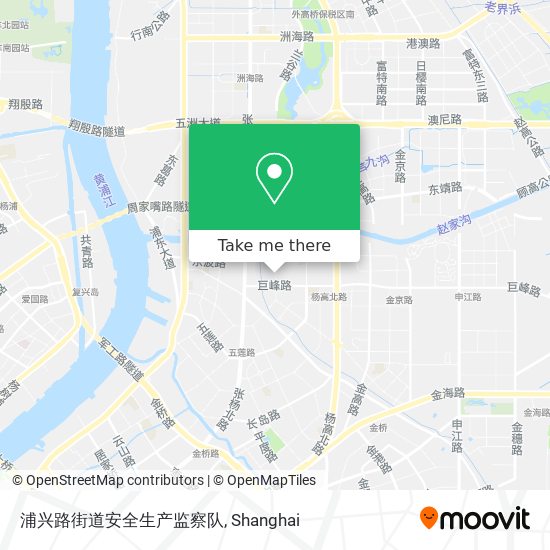 浦兴路街道安全生产监察队 map