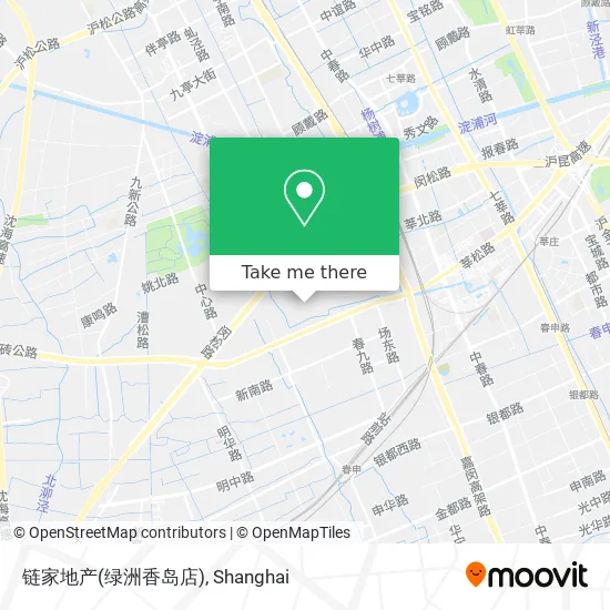 链家地产(绿洲香岛店) map