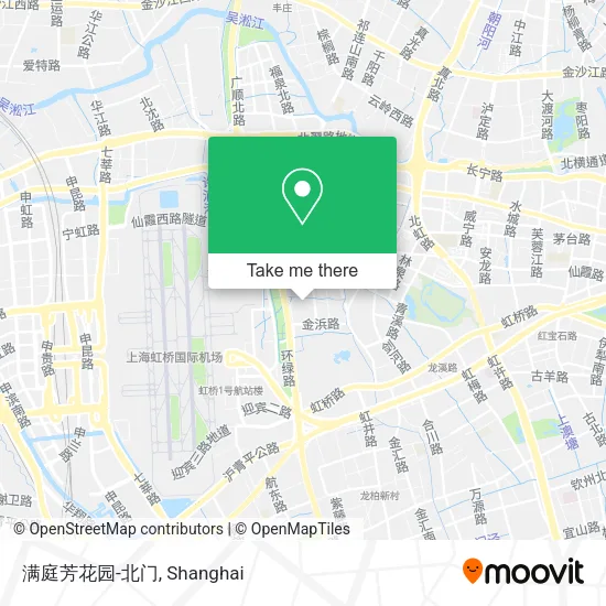 满庭芳花园-北门 map