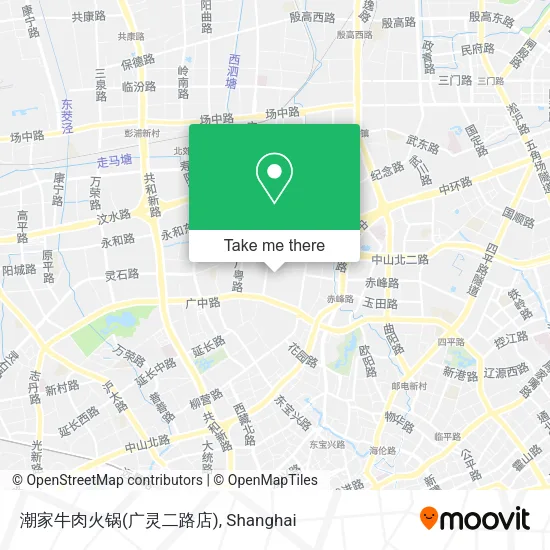 潮家牛肉火锅(广灵二路店) map