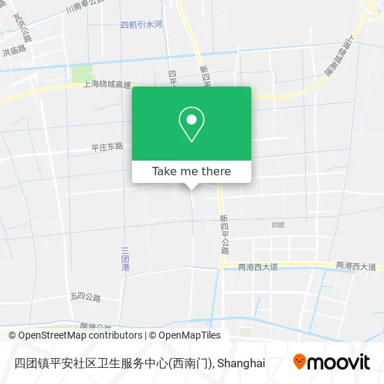 四团镇平安社区卫生服务中心(西南门) map