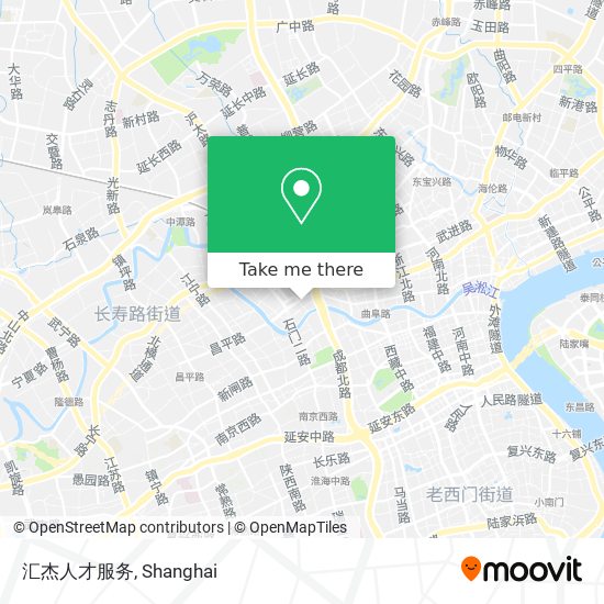 汇杰人才服务 map