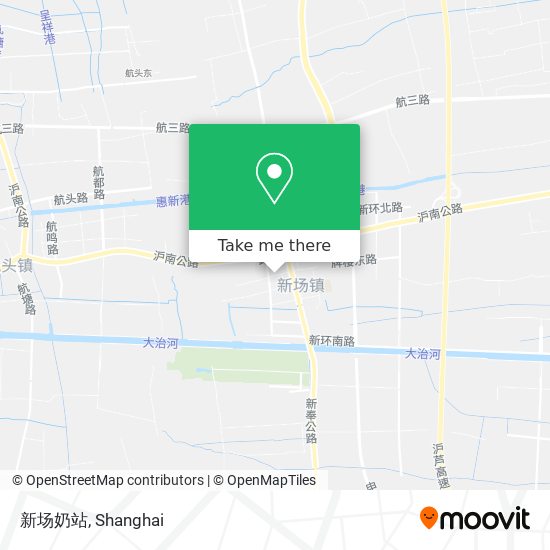 新场奶站 map